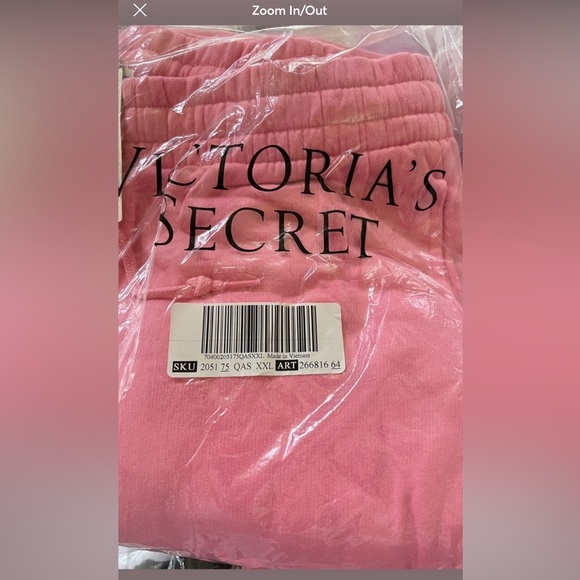 Vs PINK full zip sweatshirt high waist flare pant long sleeve tee dreamy pink - Picture 9 of 11